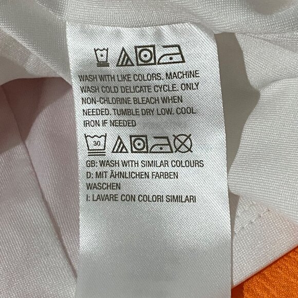 Isaac Mizrahi Live QVC Petite Tiered Midi Dress 14P Tropical Print Neon Colors - Picture 8 of 9